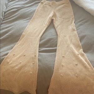 Andi Bagus Mesh Cover up flared pants